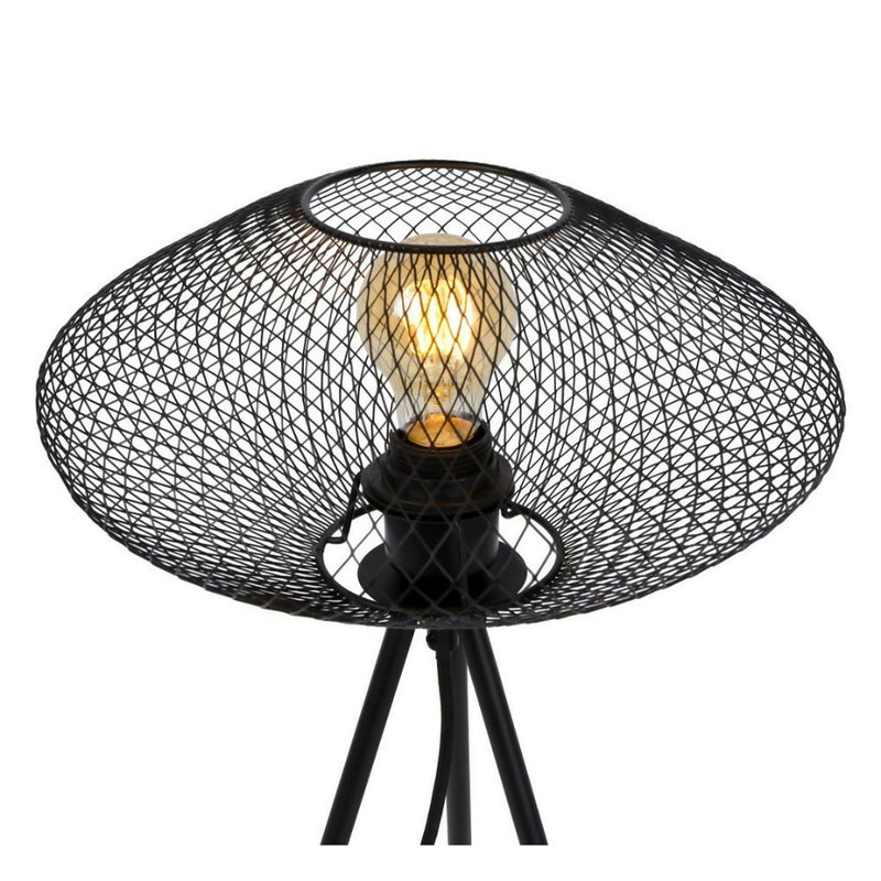 LAMPARA DE MESA MESH NEGRO I 1xE27 TRIPODE