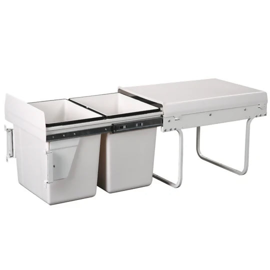 Basurero Reciclaje con Anclaje a Puerta 40L