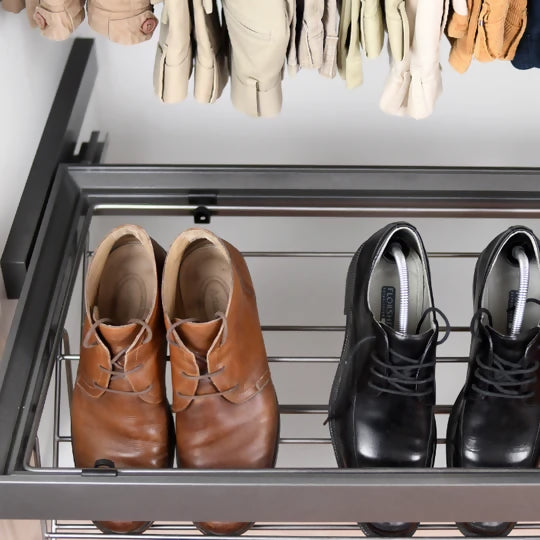 Zapatero Extraíble Gris Grafito