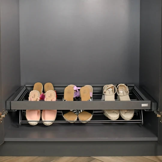 Zapatero Extraíble Gris Grafito