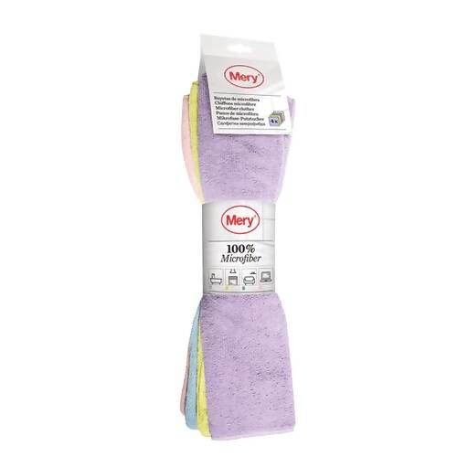 Pack 4 paños 100% microfibra