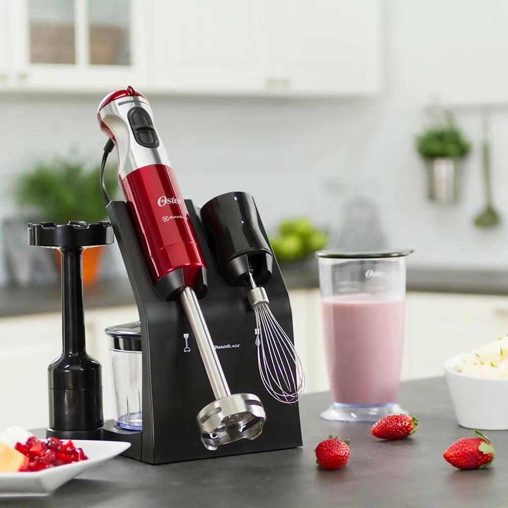 Batidora de Inmersión Oster® con Cuchilla Quad y Accesorios