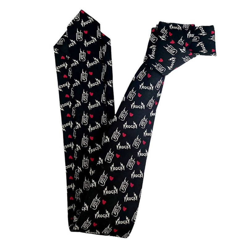 corbata completa diseño rock
