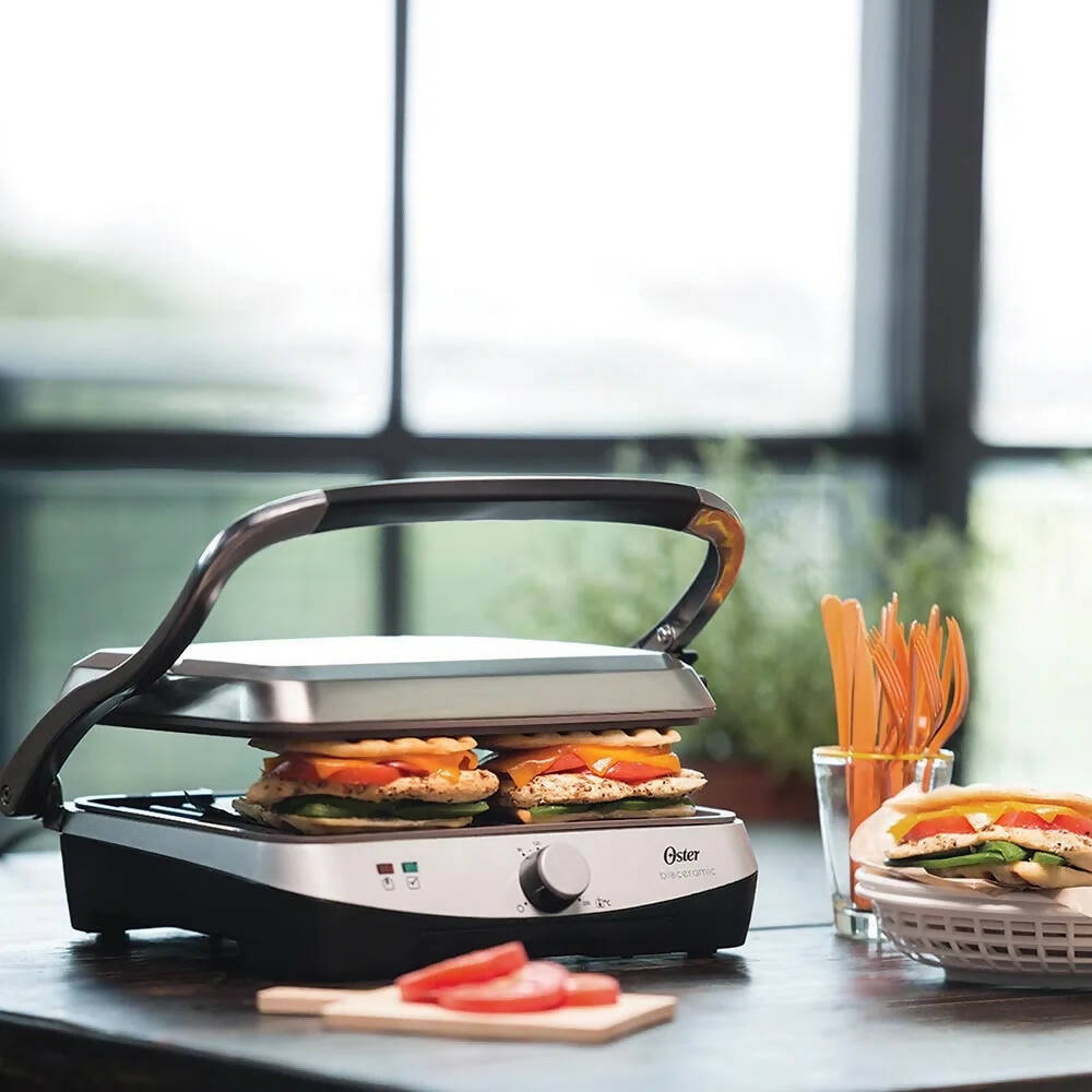 Parrilla y Panini Oster® Bioceramic® CKSTPA4881