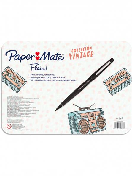 Set 24 Rotuladores Flair Vintage Paper Mate