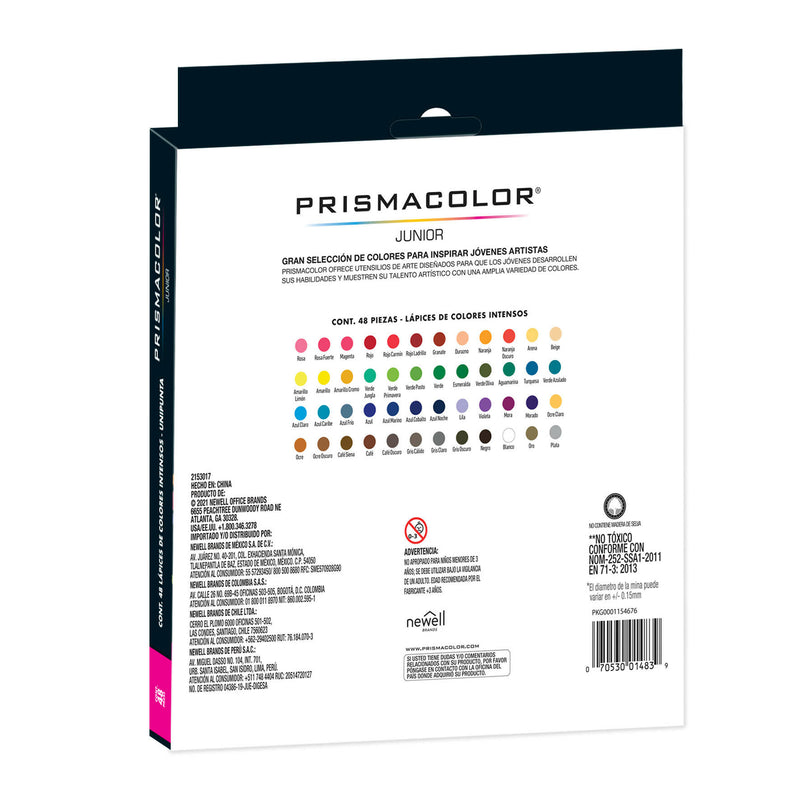 Set 48 Lapices de Color Surtidos Prismacolor Jr.