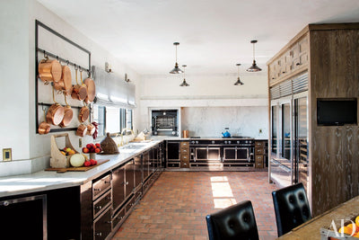 6 cocinas de famosos que te inspirarán a querer renovar la tuya