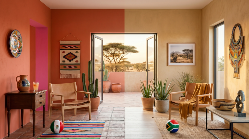 Mundial 2026: así se vería México vs. Sudáfrica en clave de decoración