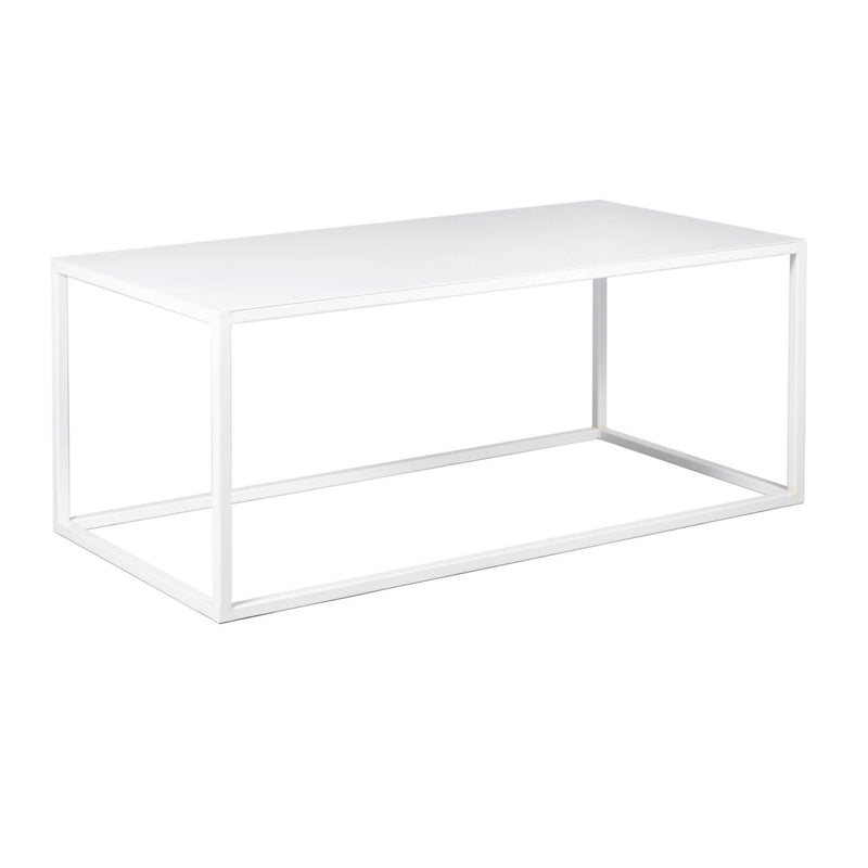 Mesa de Centro Rectangular | METAL WHITE