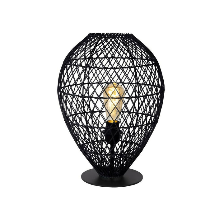 LAMPARA DE MESA KENJIRO 1xE27 NEGRO