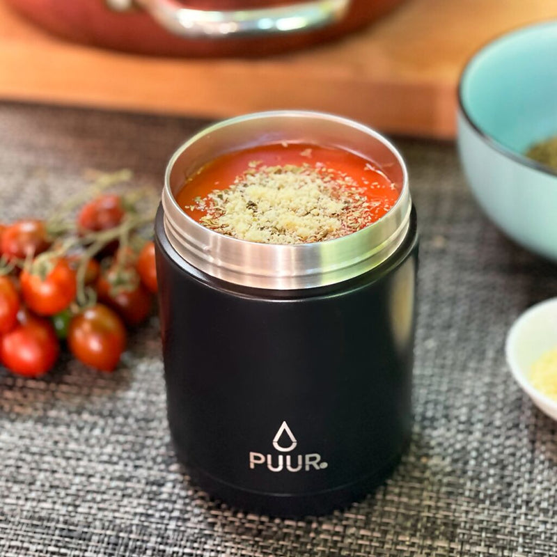 Termo Comida Puur Food Pot Onyx 350 ml