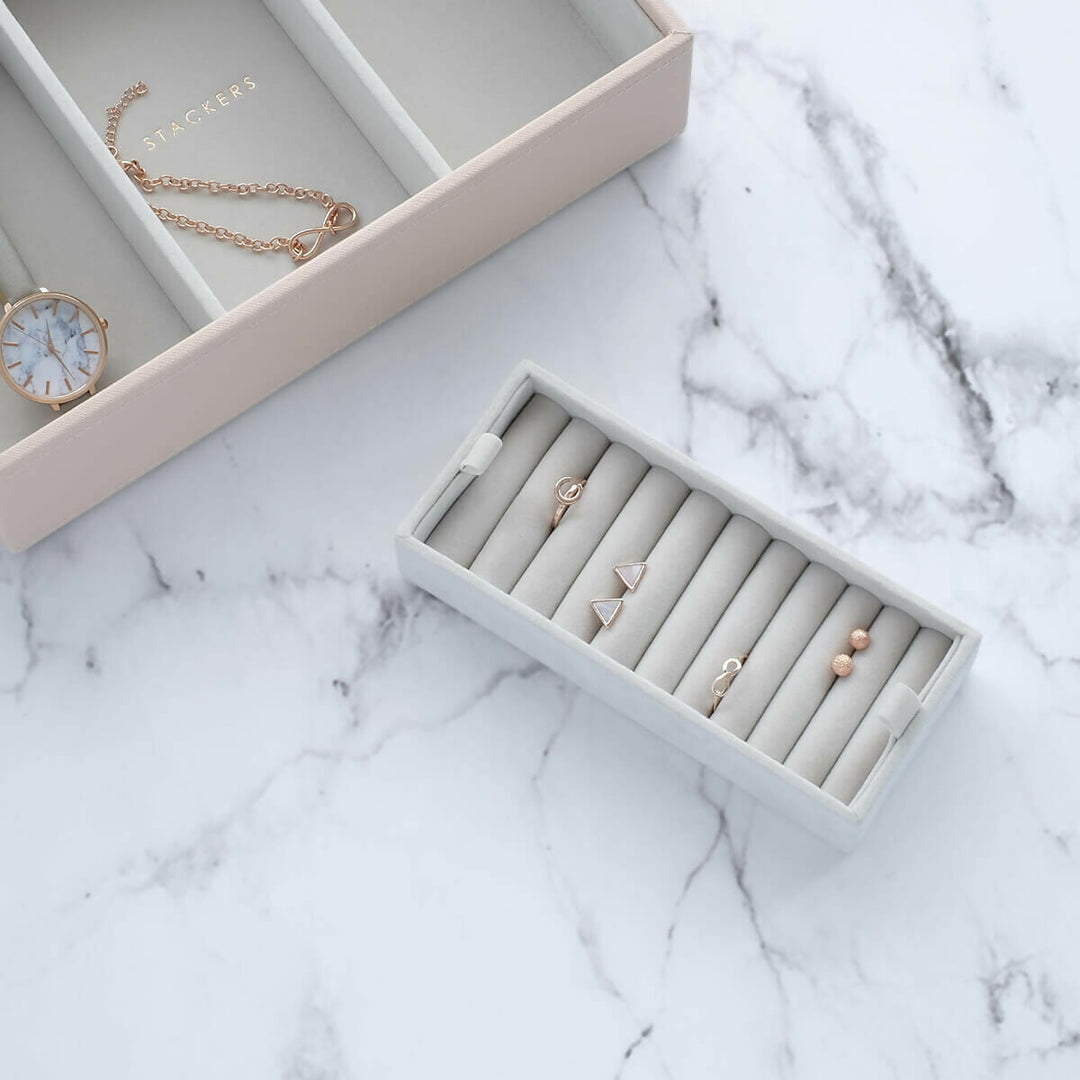 Joyero para Anillos y Aros Stackers, 10 Compartimientos