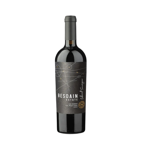 Botella de Vino Ícono Besoain Estate cosecha 2017 - Vino tinto chileno de alta gama y gran carácter