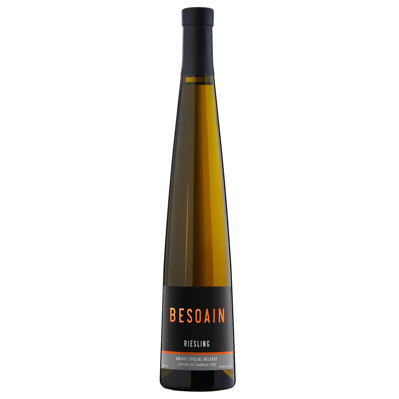 Botella de Riesling Dulce Trotamundos - Vino blanco dulce aromático y equilibrado ideal para postres