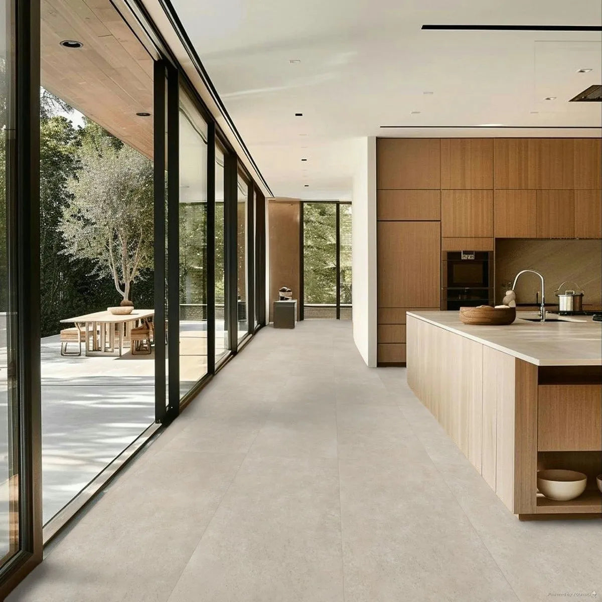 Porcelanato Concrete Cream 60x120 cm