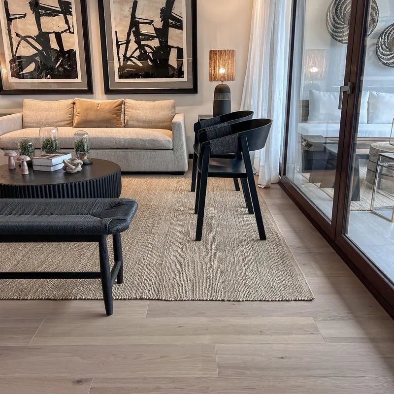 Madera de Ingeniería Pro Ivory Oak Rustic Light 1203x190x7.2 mm