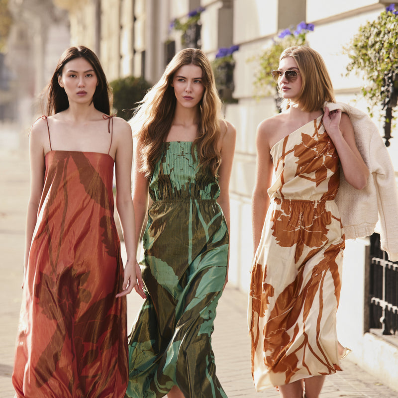 VESTIDO ZAHARA NATURAL TERRACOTA