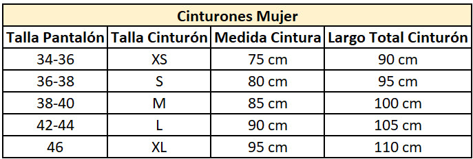 Cinturón MAE Cueros Marco Rectangular