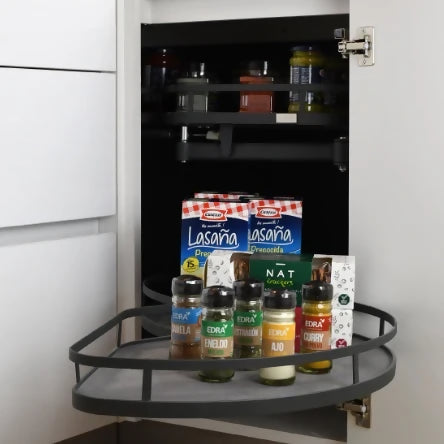 Esquinero doble bandeja