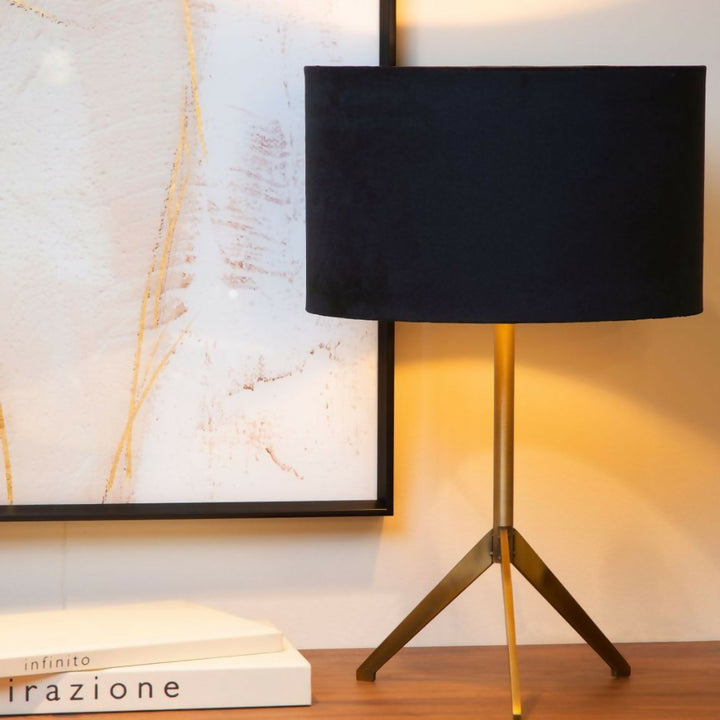 LAMPARA DE MESA TONDO ORO Ø30-1xE27