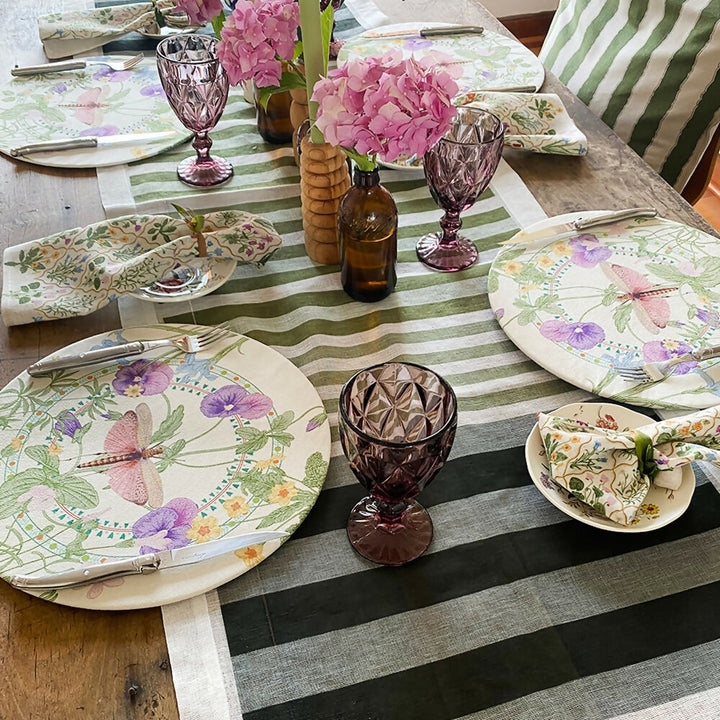 Camino de Mesa Greenish - Velo Organza