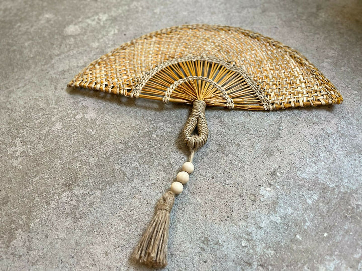 ABANICO AMARILLO JASPEADO