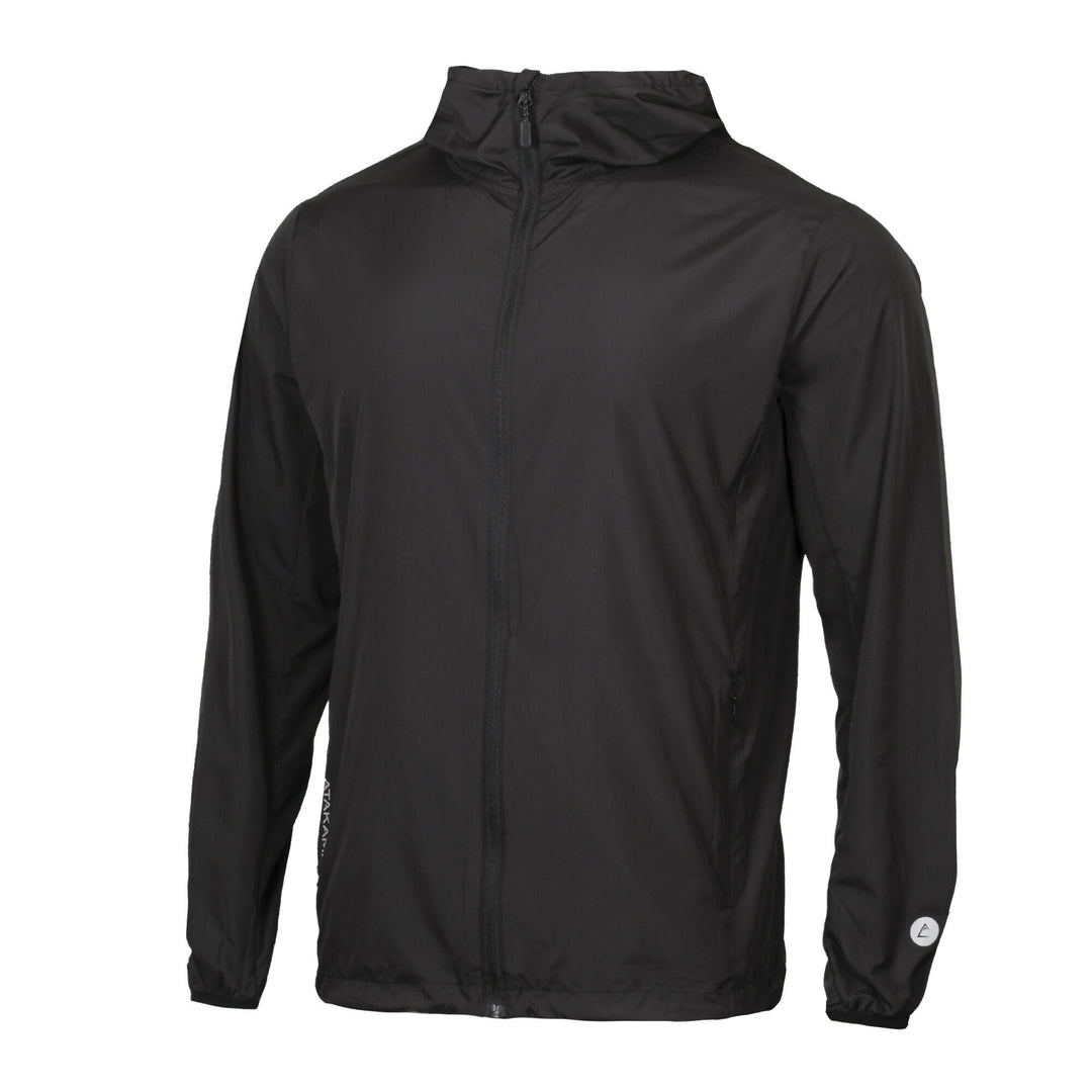 Chaqueta Cortaviento Ultraligero Hombre Declive Negro