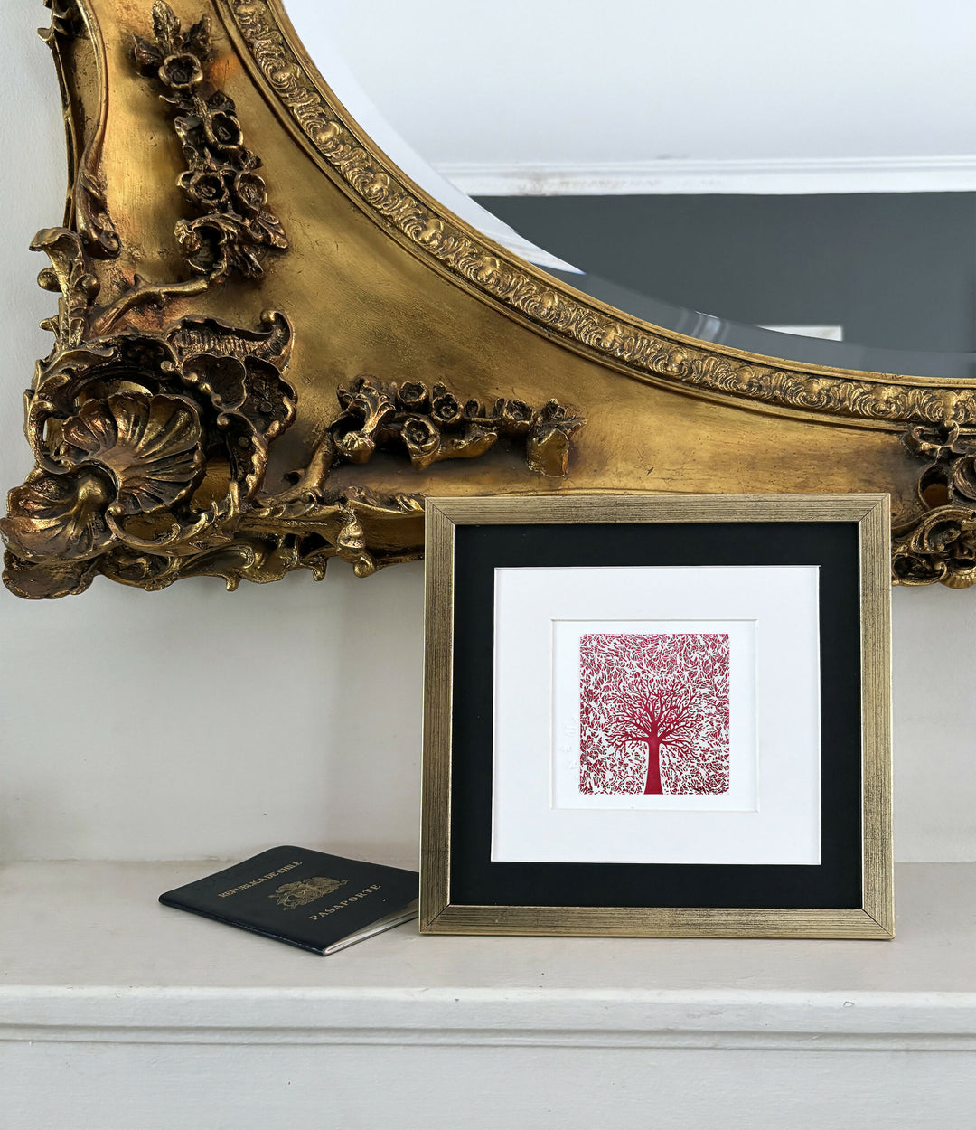 pequeño árbol rojo