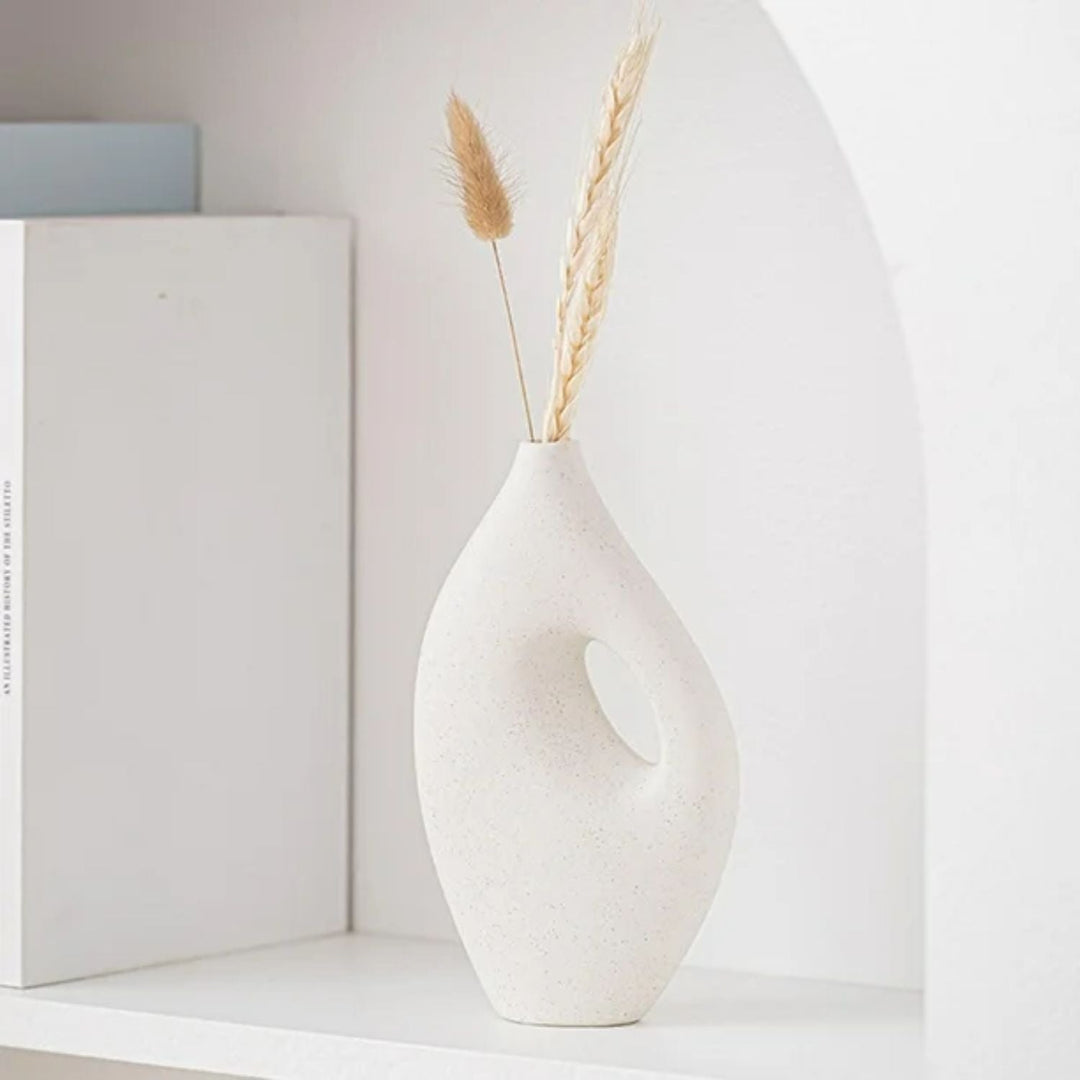 Florero Nórdico Jarré Blanco