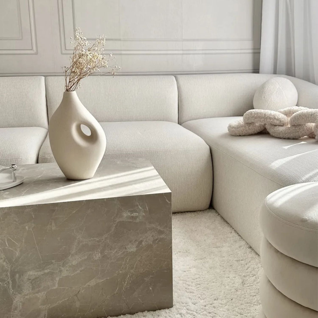 Florero Nórdico Jarré Blanco