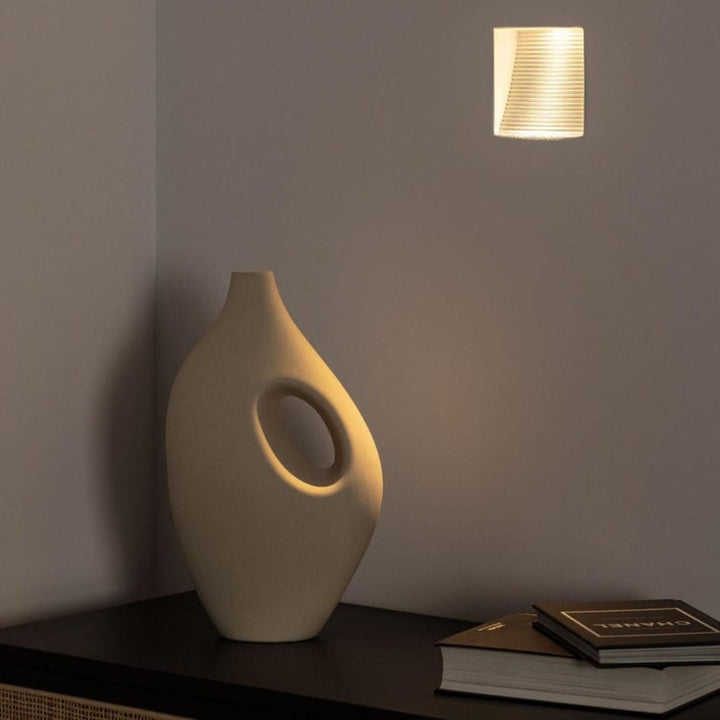 Florero Nórdico Jarré Blanco