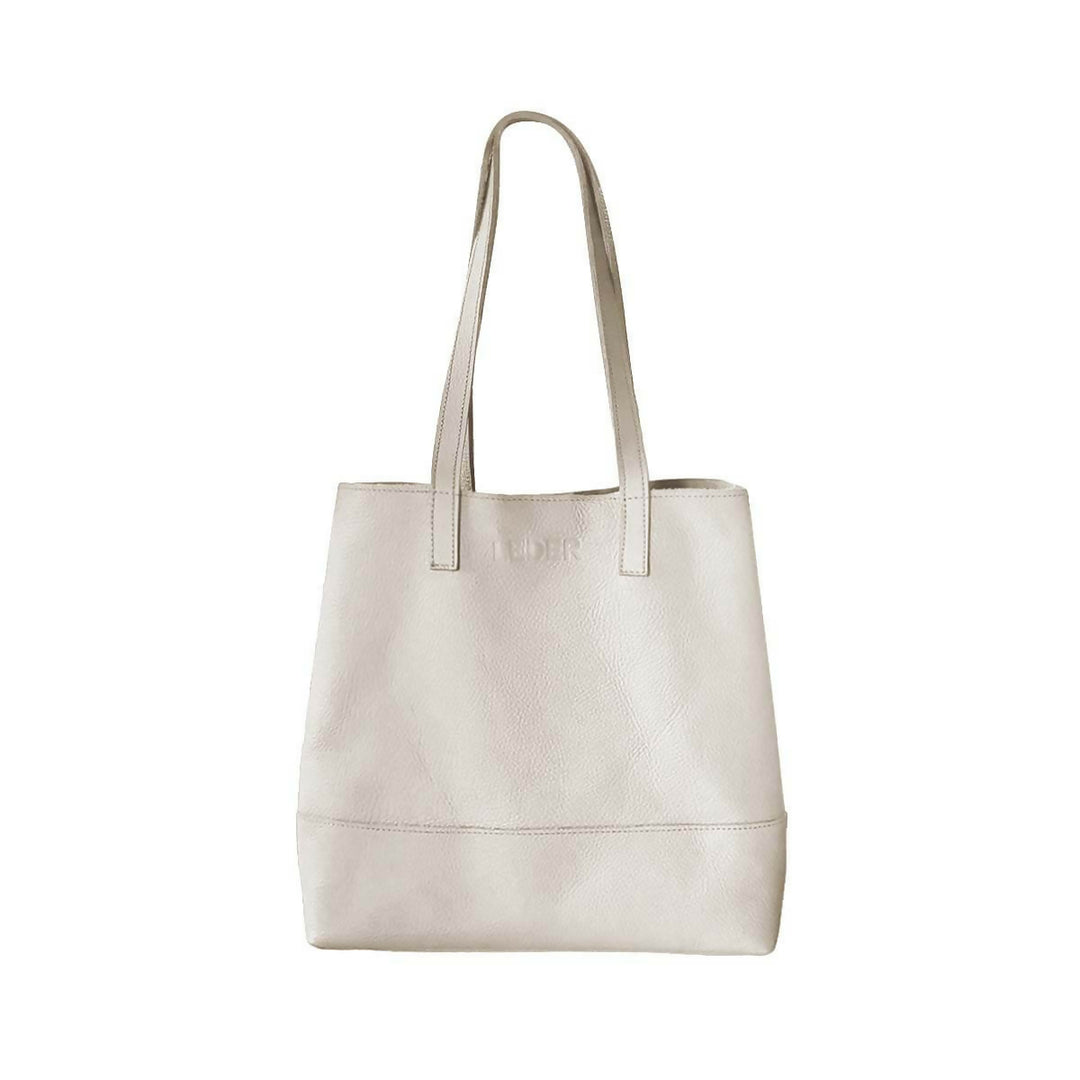 Cartera Tote de Cuero Vacuno