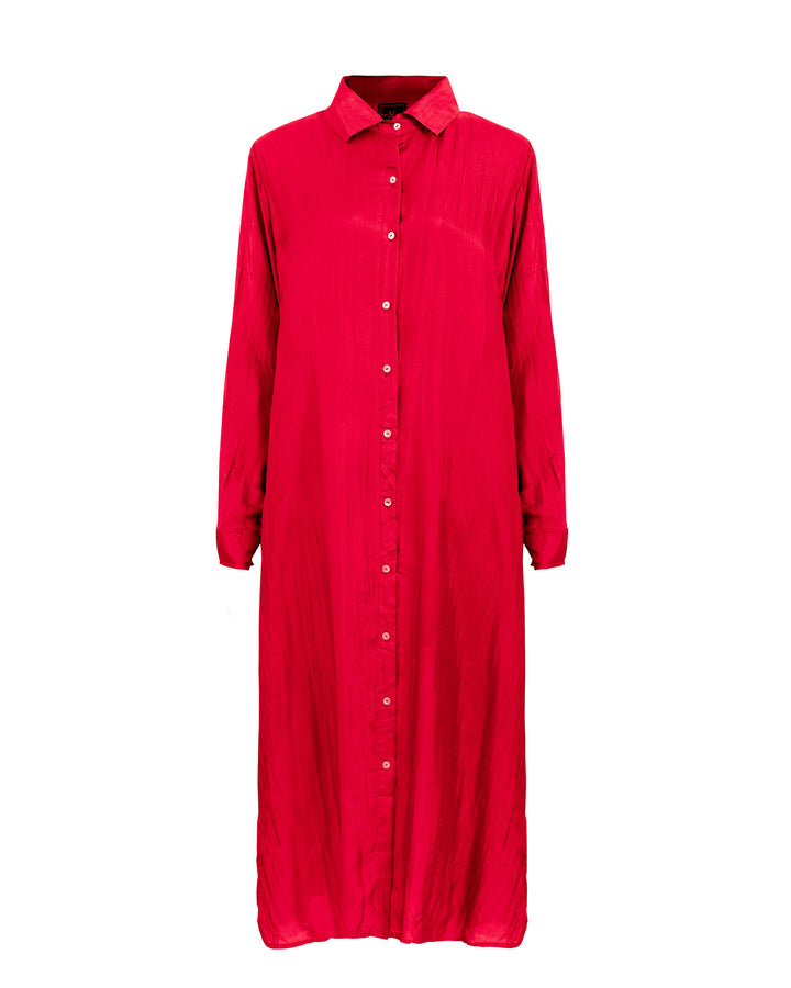 Vestido Camisero 100% seda Hienna