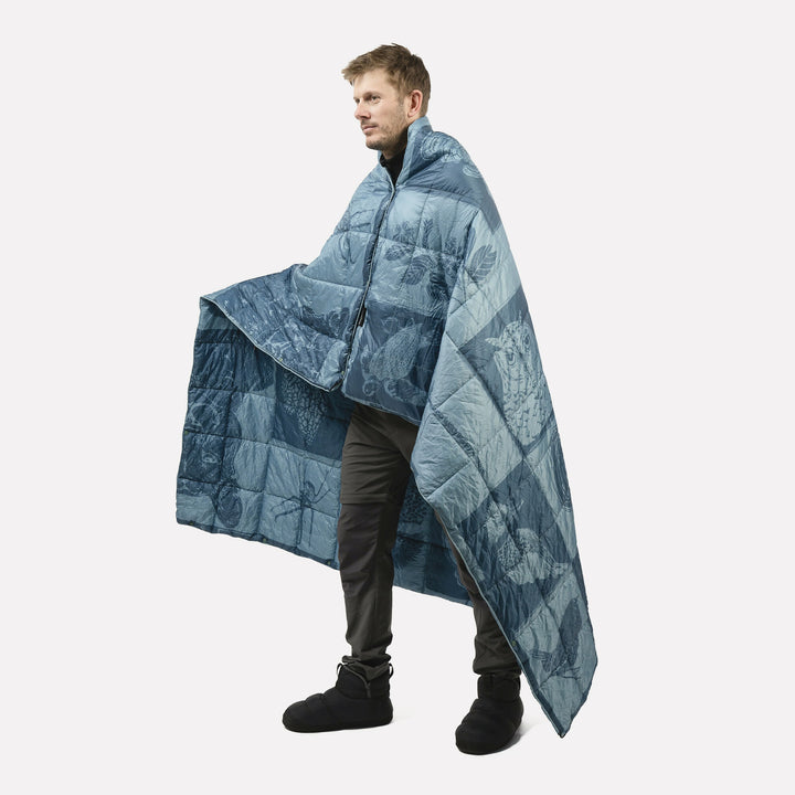 Manta Térmica Nalca Multifuncional Azul Print