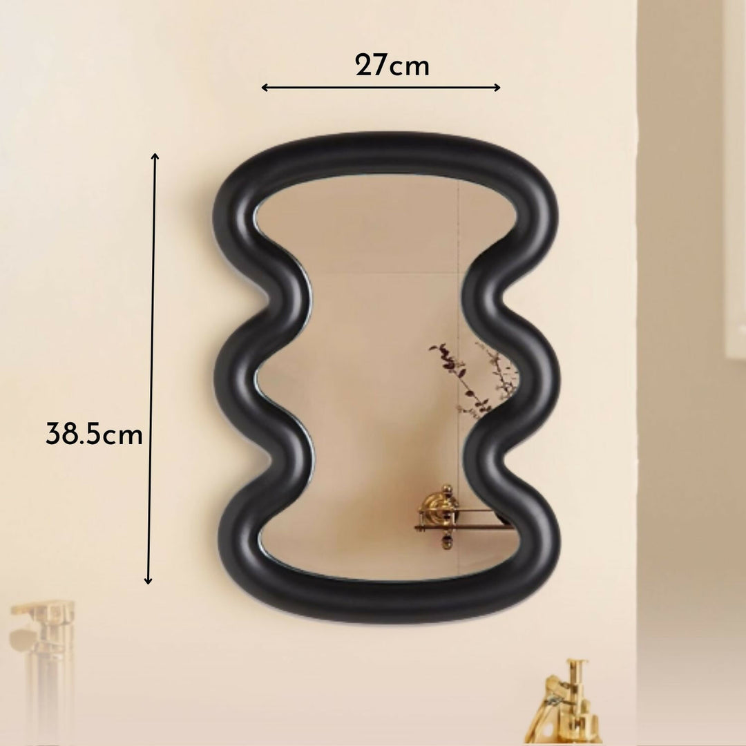 Espejo de Tocador Ondas Negro