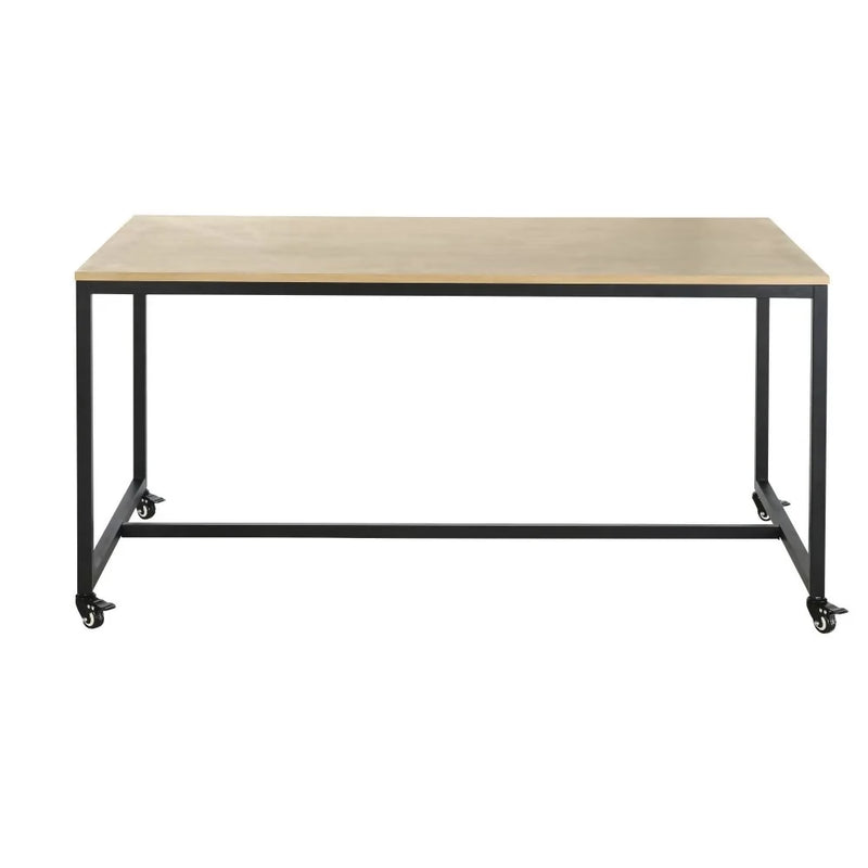 Mesa comedor 150 con ruedas | MIMA NEGRO