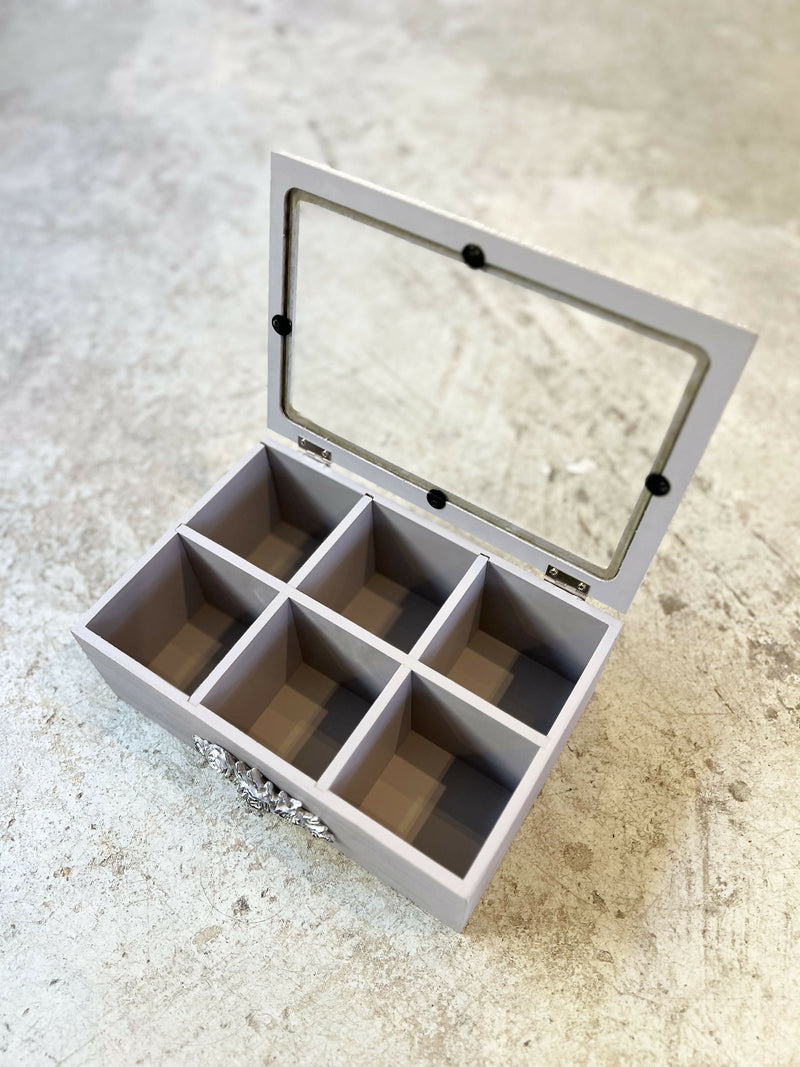 CAJA RECTANGULAR GRIS