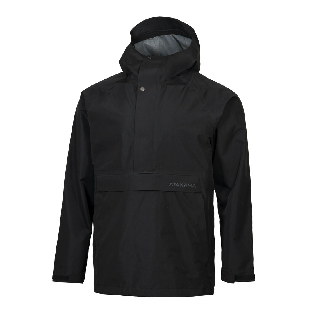 Chaqueta Impermeable Hombre Hanorak Frontera Negra