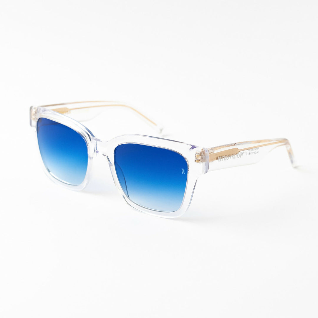 Anteojos Perpetuals 04 Square Crystal Blue