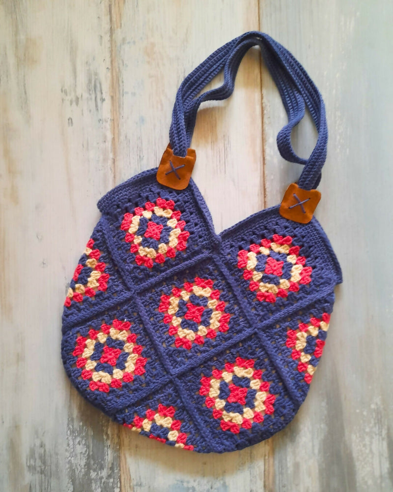 Cartera Tejida Ovalada Color Sandía