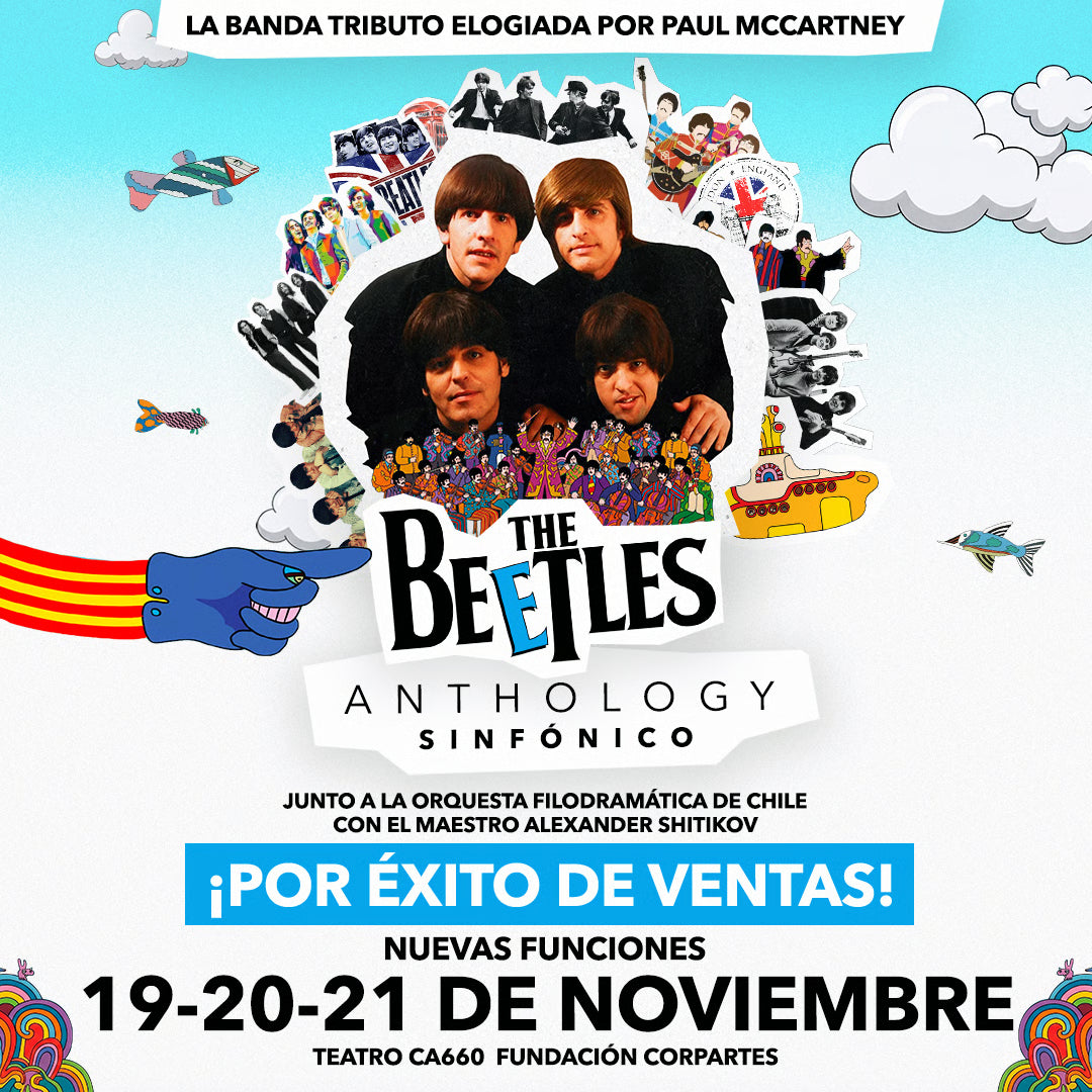 Espectáculo Sinfónico: The Beetles "ANTHOLOGY Sinfónico" en Teatro CA660 | Entradas y Descuento Especial