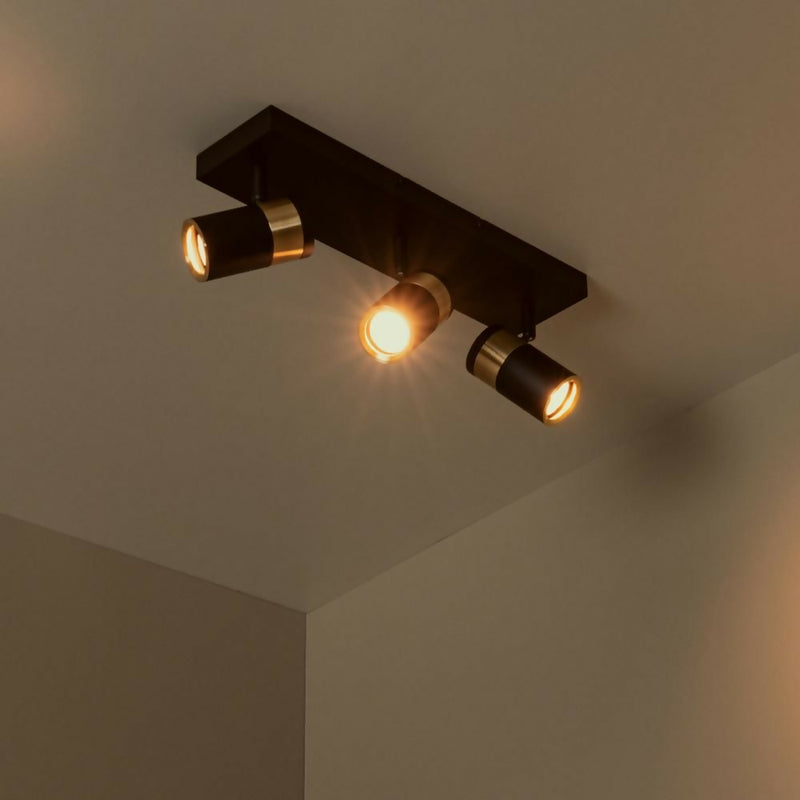 FOCO BARRA DIRECCIONAL GORIK NEGRO 3XGU10