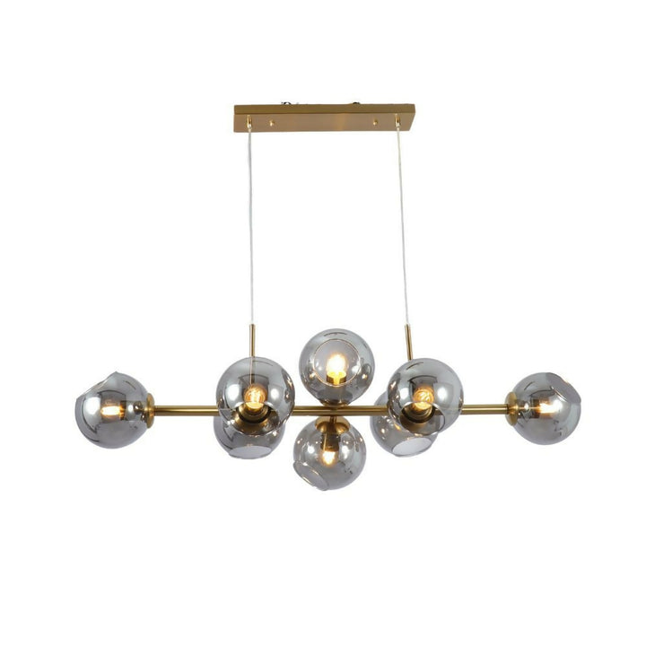 LAMPARA COLGANTE MAGNUS CRISTAL AHUMADO