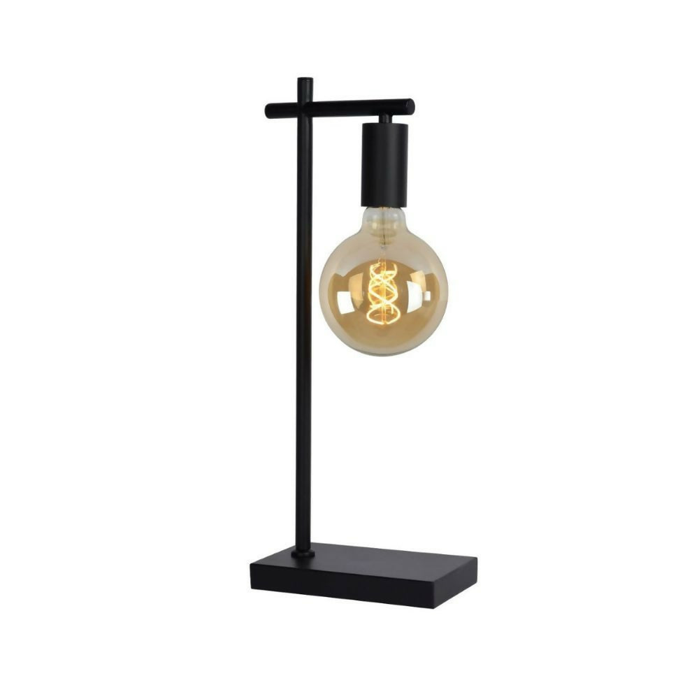 LAMPARA DE MESA LEANNE NEGRO 1xE27