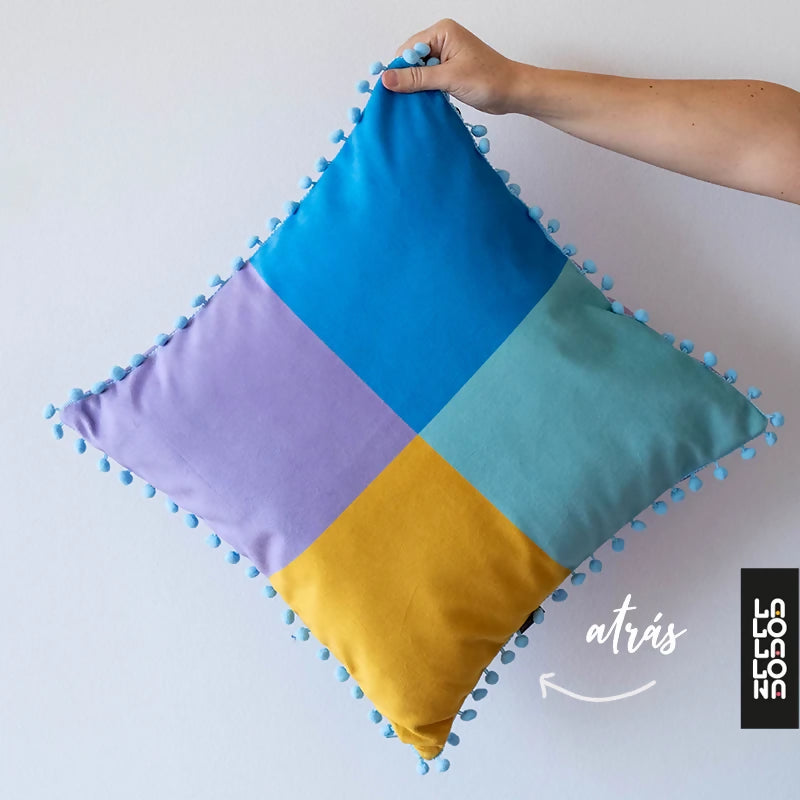 Funda de Cojín Estrella / 2 diseños en 1