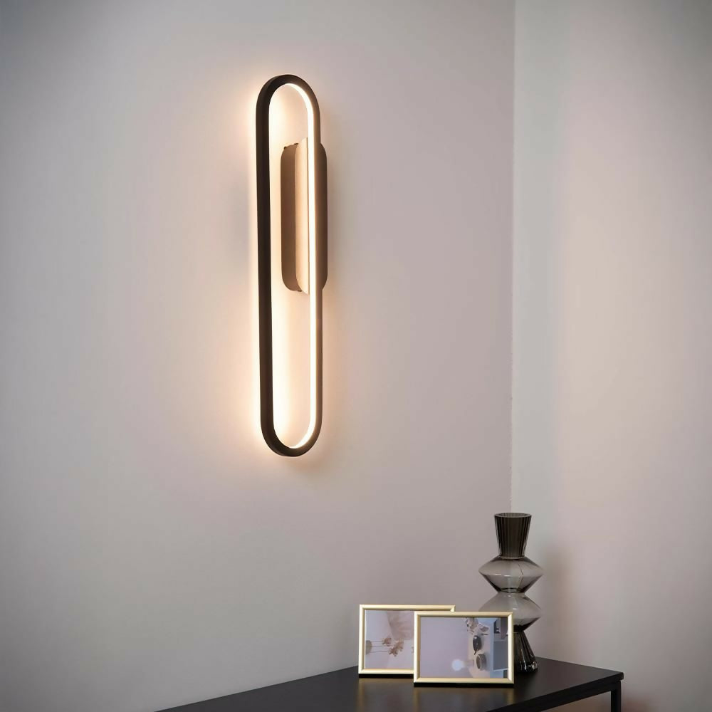 APLIQUE THELMA NEGRO LED DIMEABLE LED 22W CÁLIDO