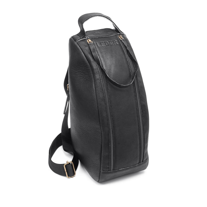 Bolso Matero de Cuero Vacuno - Negro