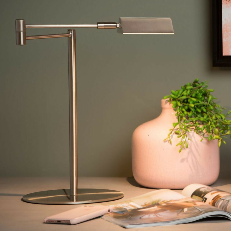 LAMPARA DE MESA NUVOLA CROMO LED