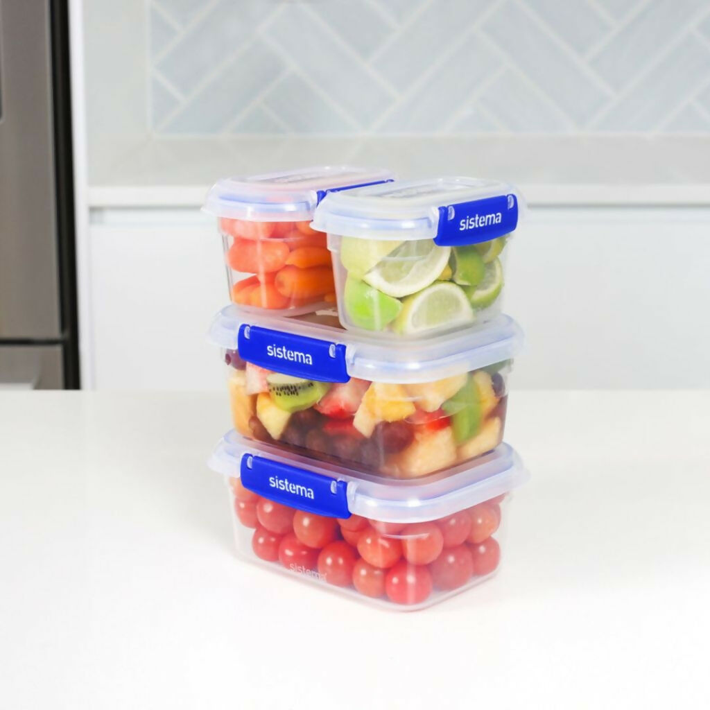 Pack de 4 Contenedores Sistema 2x1L y 2x400ml