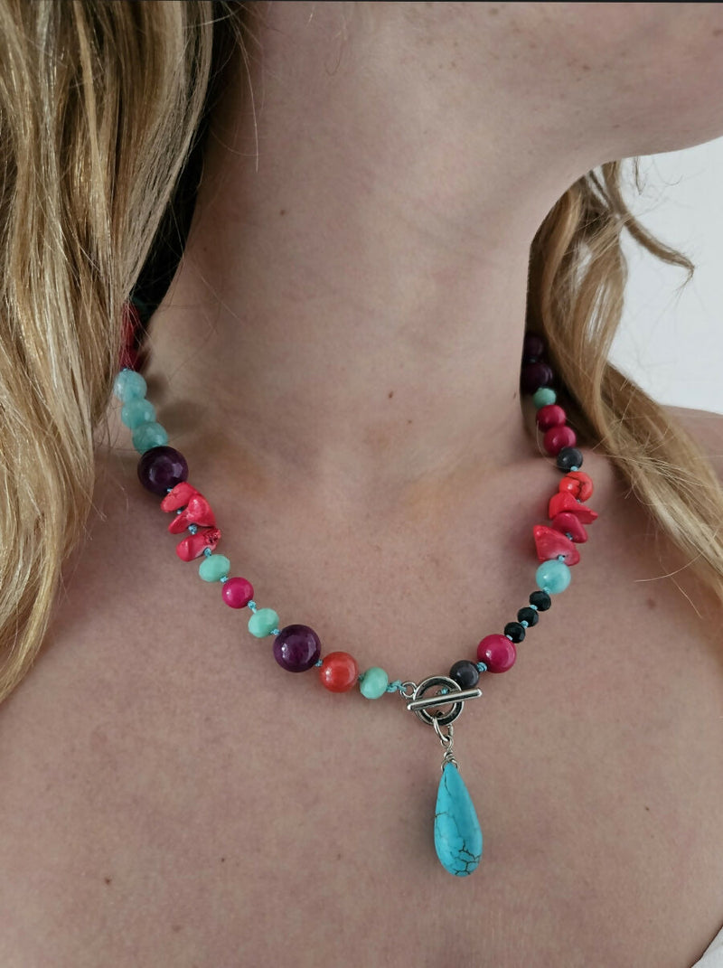 LD1379 - Collar Mírame Fucsia 4